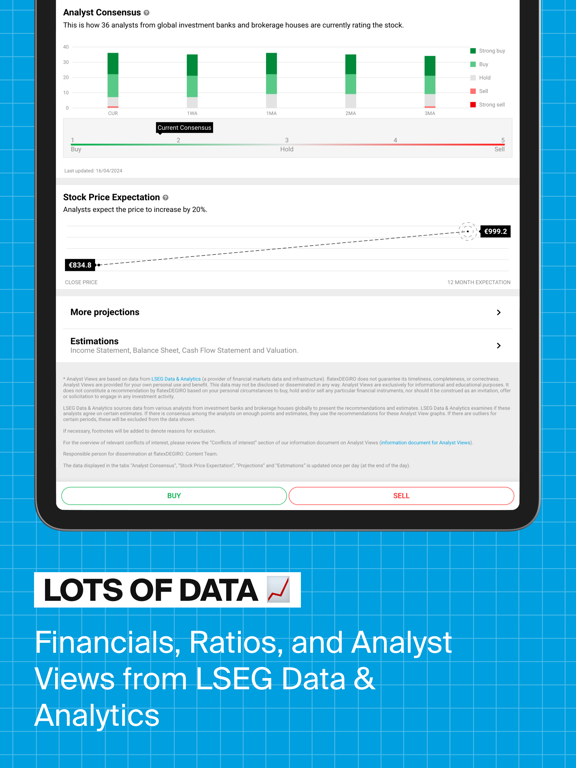 DEGIRO - Online Trading App iPad screenshot 4 - Finance app
