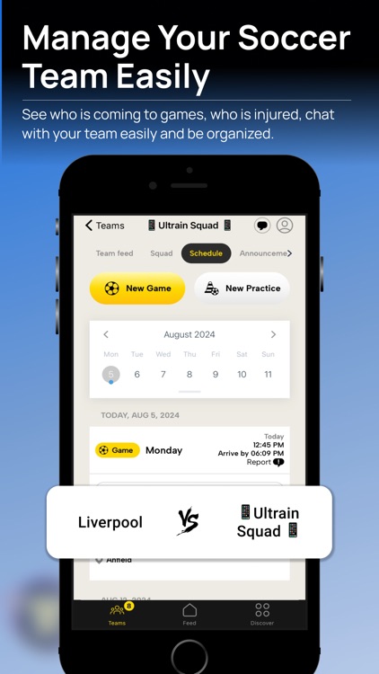 Ultrain Soccer Team Management