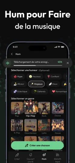 Capture d'écran de Beatron : Générateur AI sur iPhone 5