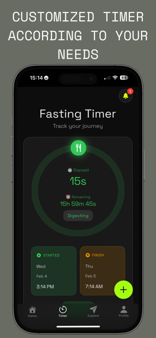 Intermittent Fasting - ONE Screenshot 2 of 4