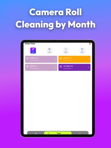 Swipe Cleaner: Clean Up Photos iPad screenshot