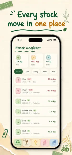 MillBook: Rice Mill Log screenshot 2