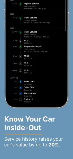 Cura: Car Maintenance Tracker screenshot 2