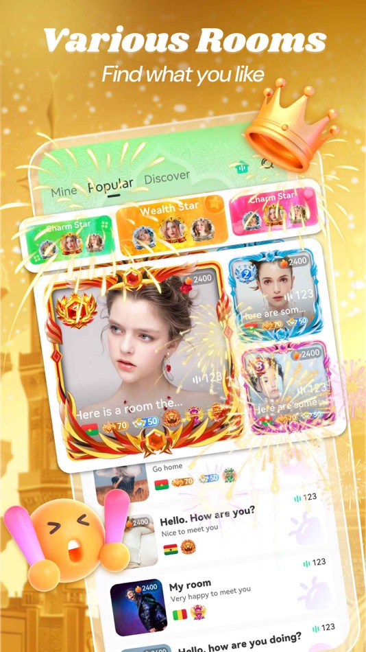 #1. Tami-Voice Chat & Party (iOS) 由: GuangZhou Shengke Technology Co Ltd