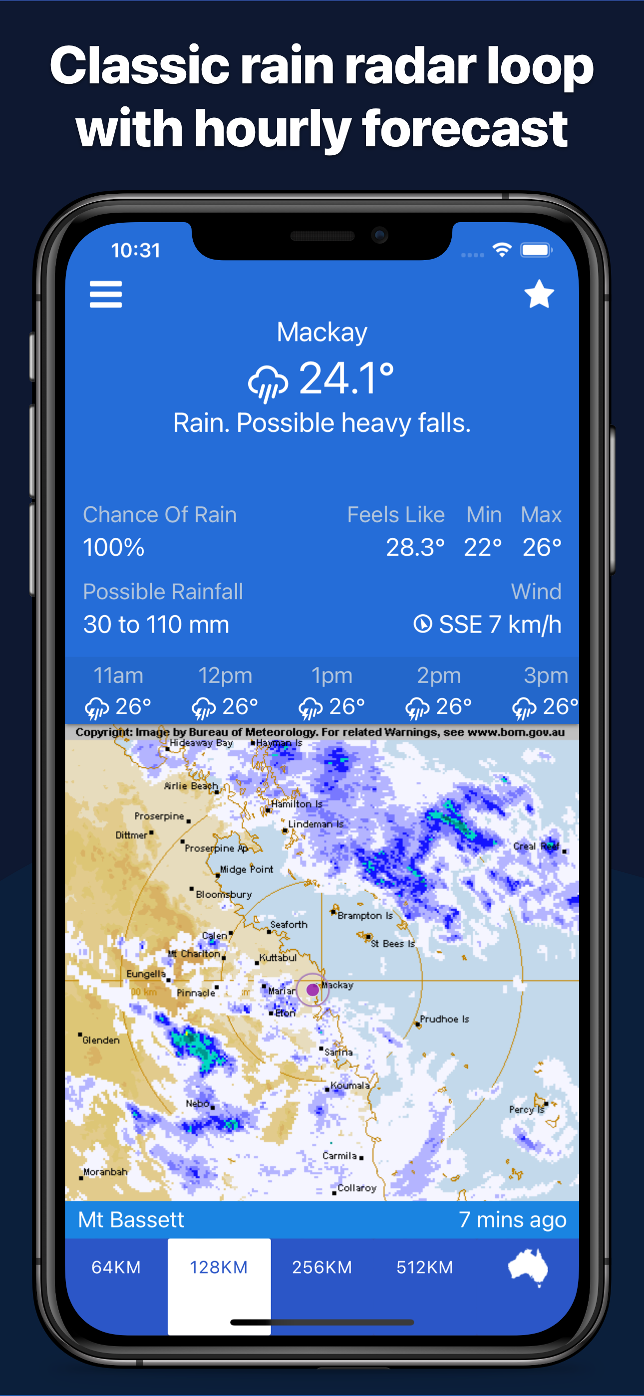AUS Rain Radar - Classic Radar
