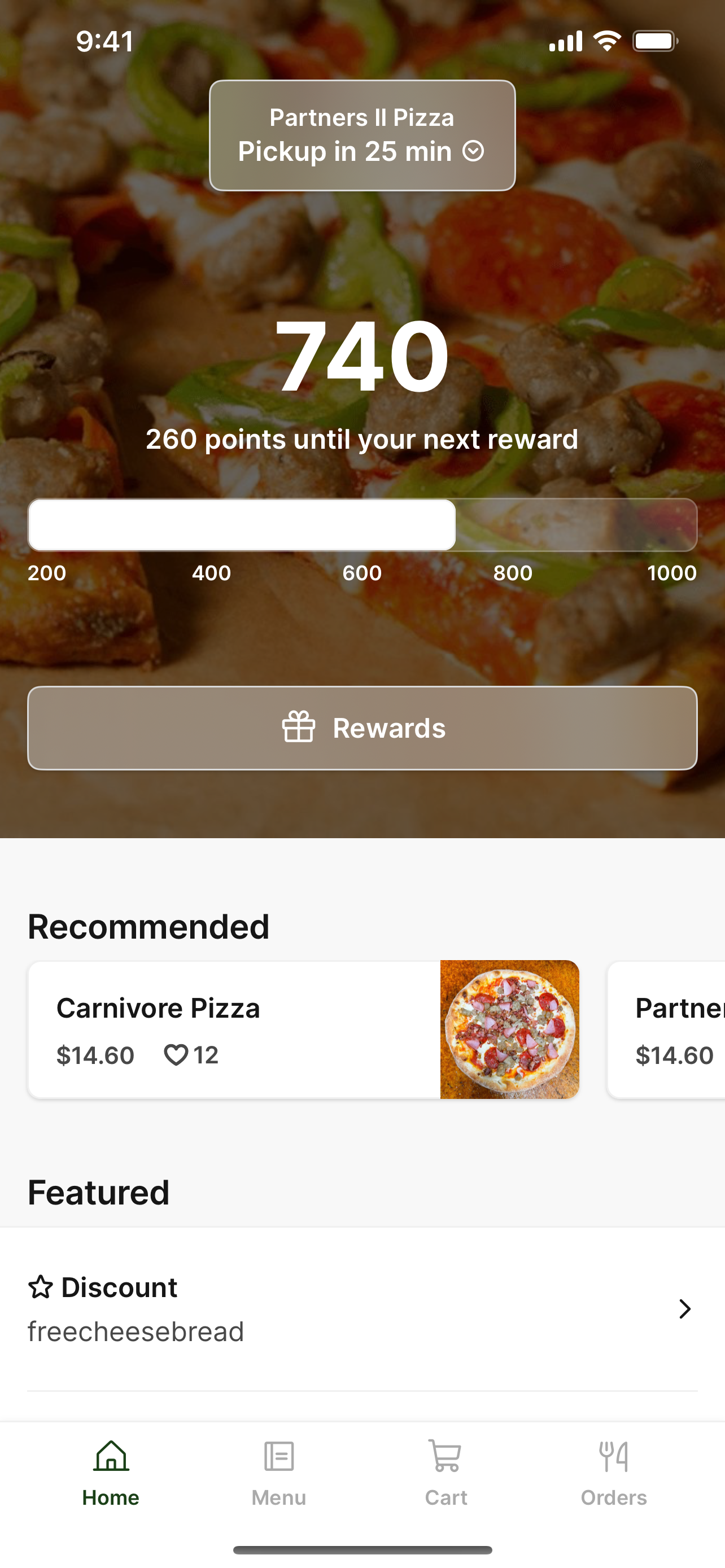 Partners II Pizza Fayetteville