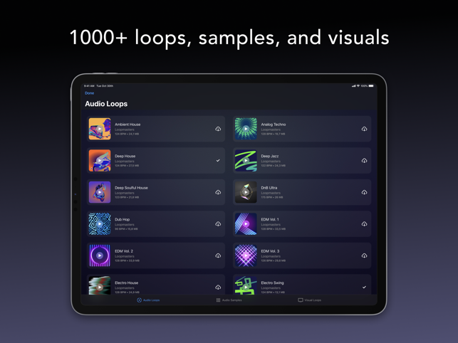 ‎djay - DJ App & AI Mixer Screenshot