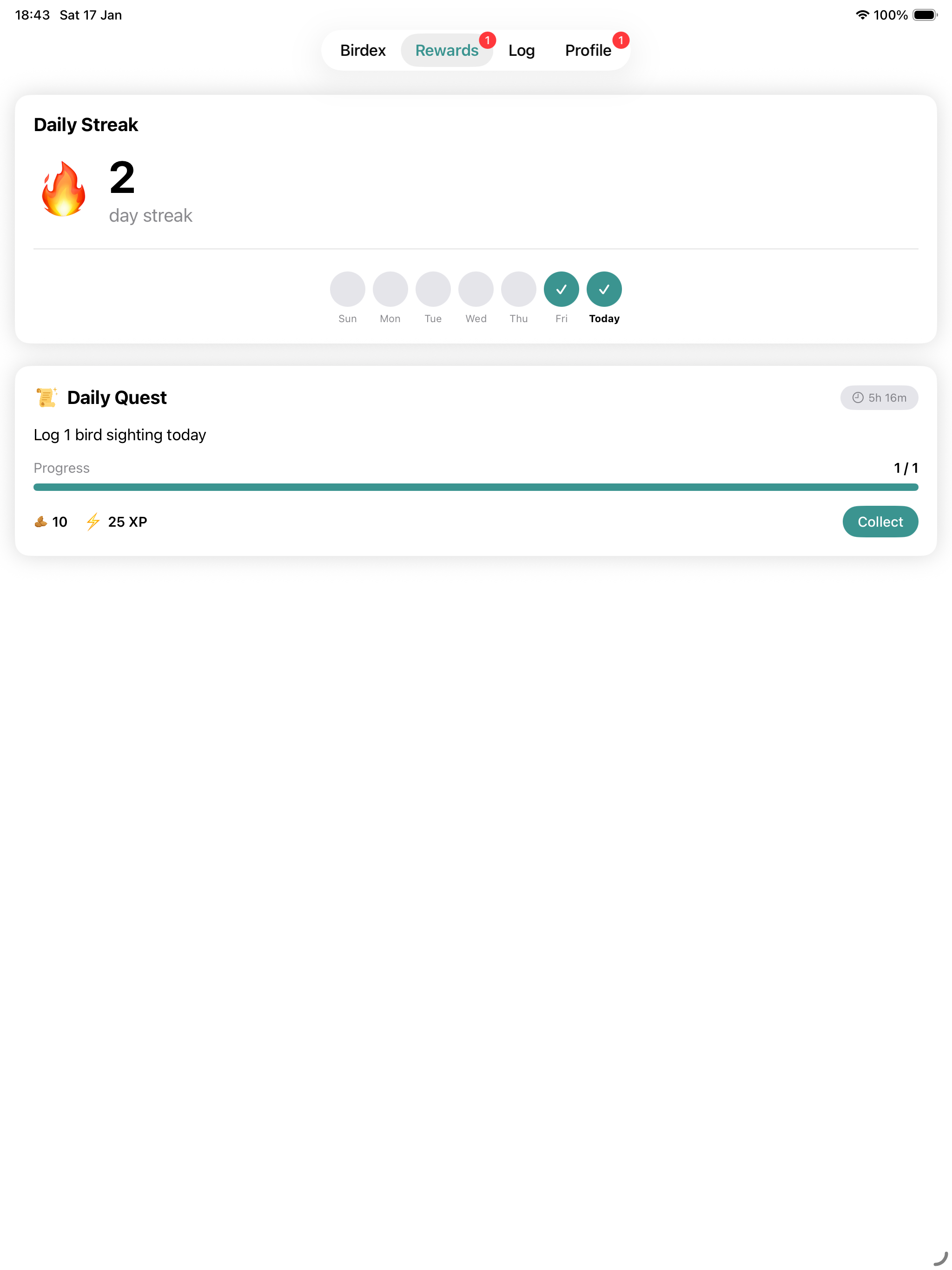 Birdex: UK Bird Watching App