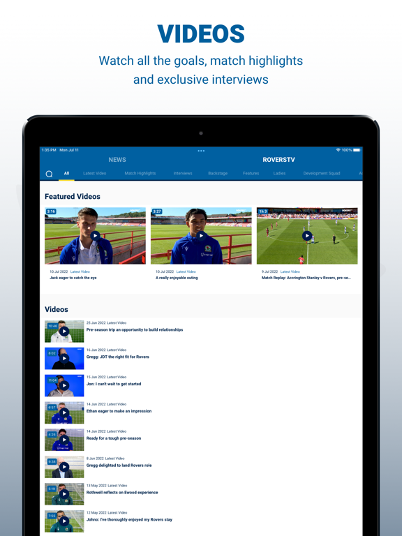 Screenshot #4 pour Blackburn Rovers F.C.