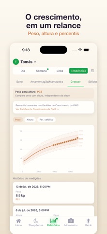 nappi: Diário do Bebê iPhone screenshot 8