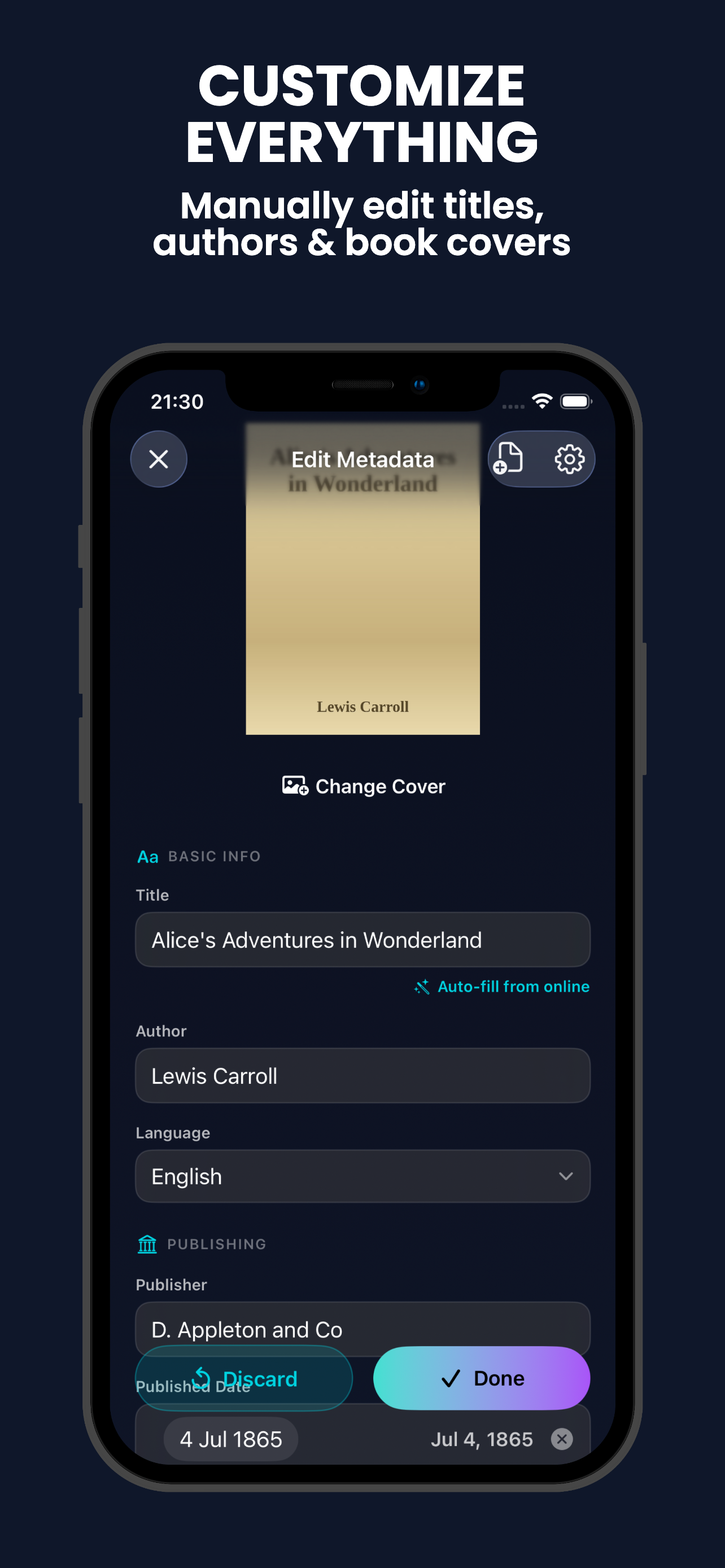 EpubLab: EPUB Metadata Editor screenshot 3