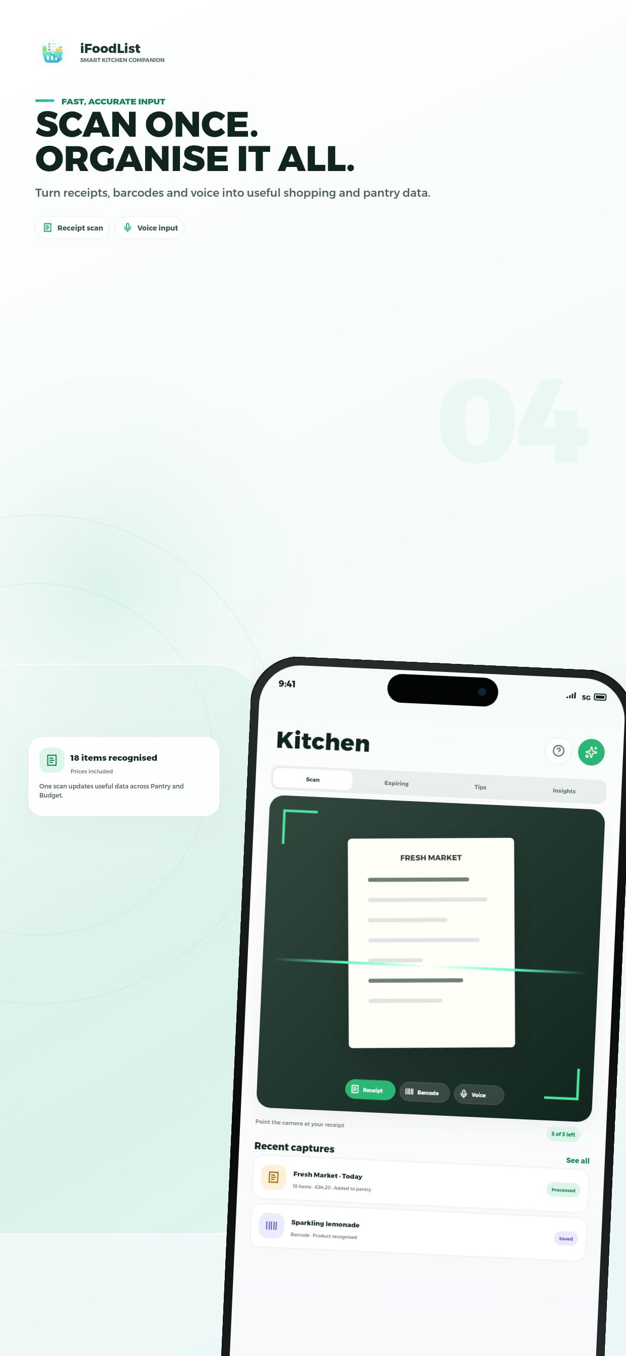iFoodList · Grocery List screenshot 4