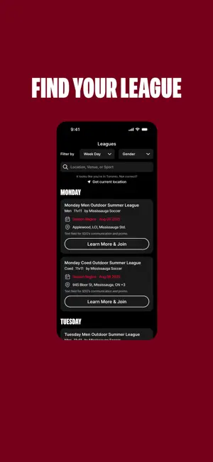 RecRivals: Leagues & Pickup screenshot 2