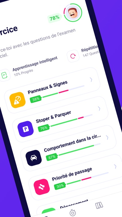 Screenshot #2 pour BLINK Théorie Auto & Moto