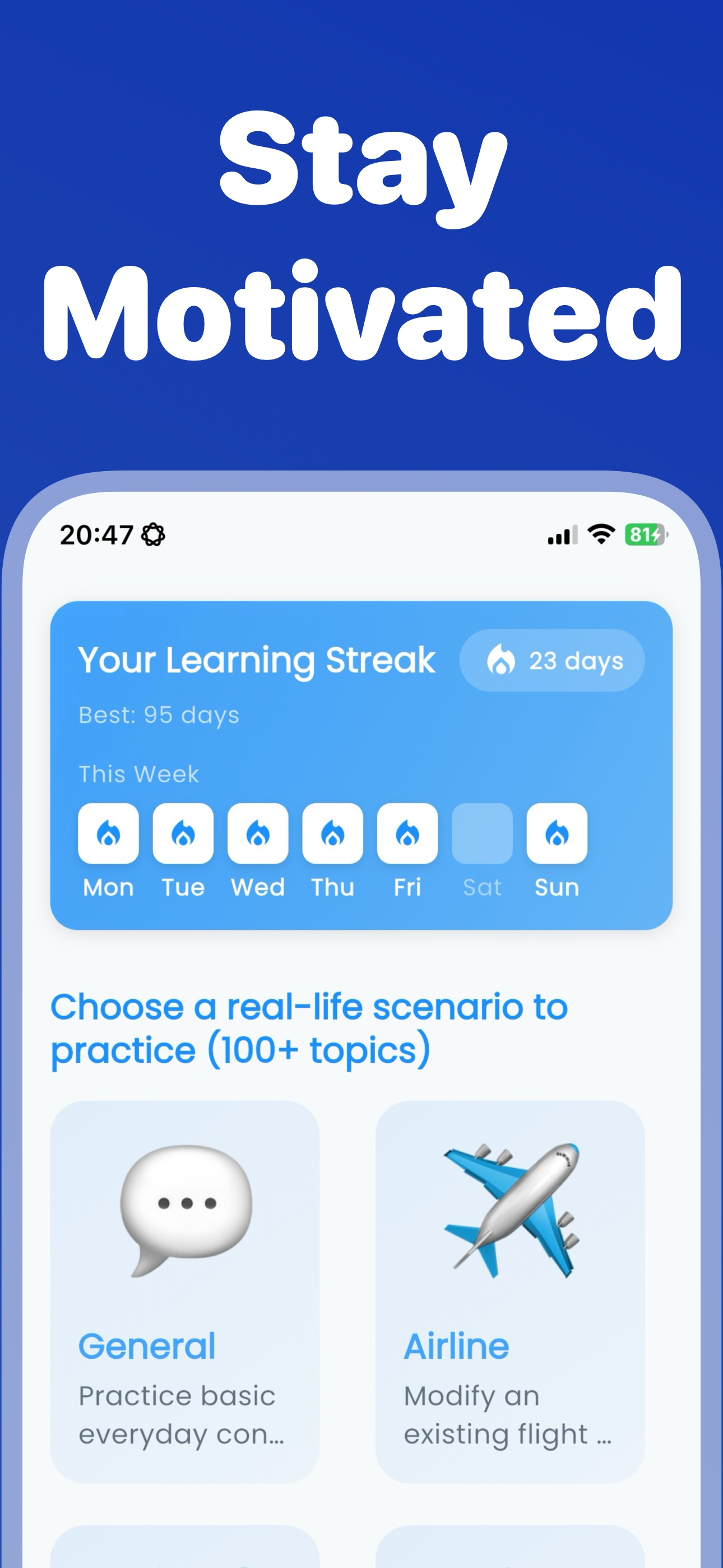 Fluenzy: AI English Tutor