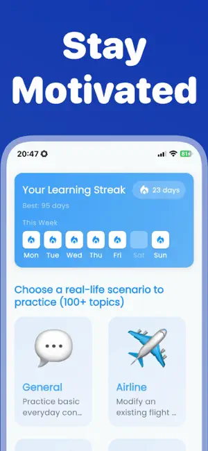 Fluenzy: AI English Tutor screenshot 4