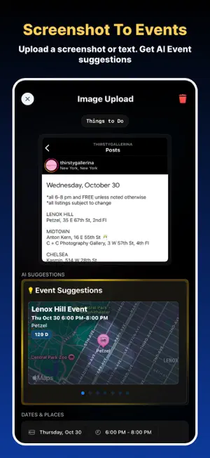 EventShot - Image To Calendar screenshot 1