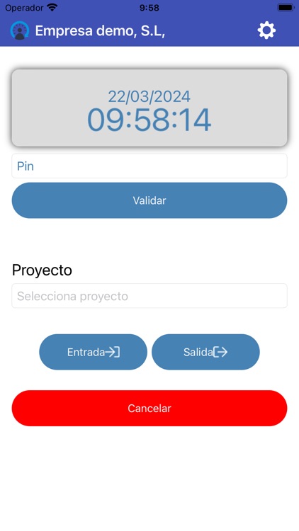 Control horario trabajadores