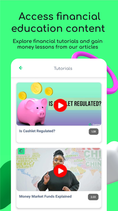 Cashlet: Savings & Investments Screenshot 4 - AppWisp.com