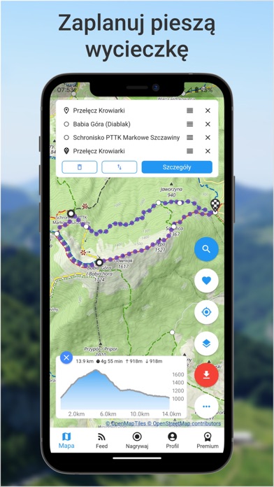 Szlaki - Mapa turystyczna Screenshot