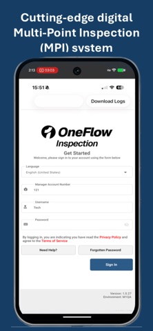 OneFlow Inspection screenshot
