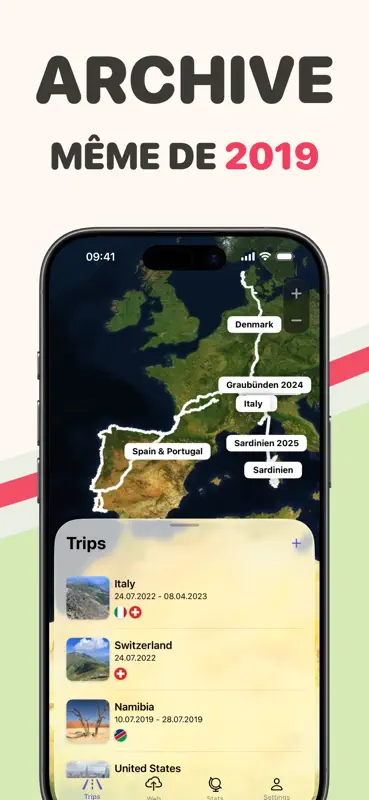 Carte de Voyage · PhotoRoute screenshot 3 of 7