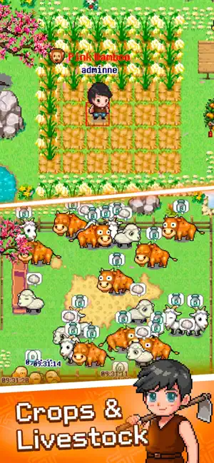 Windy Village: Pixel Farm screenshot 3