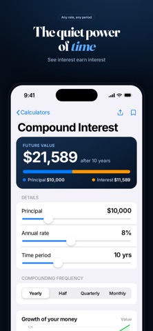 Loan & Mortgage Calculator iPhone screenshot