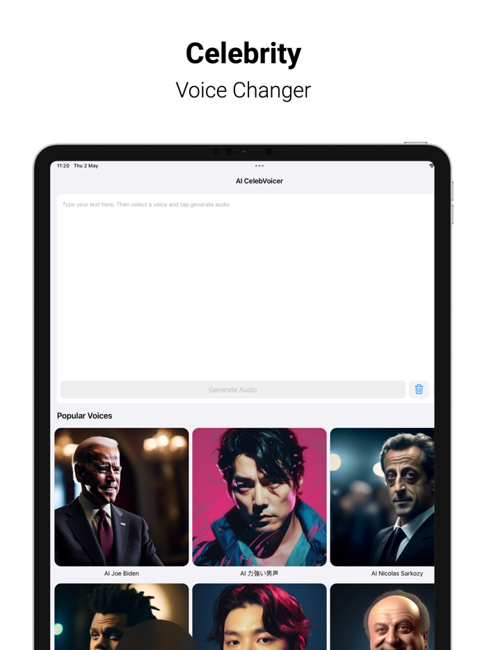 AI CelebVoicer - Voice Cloning