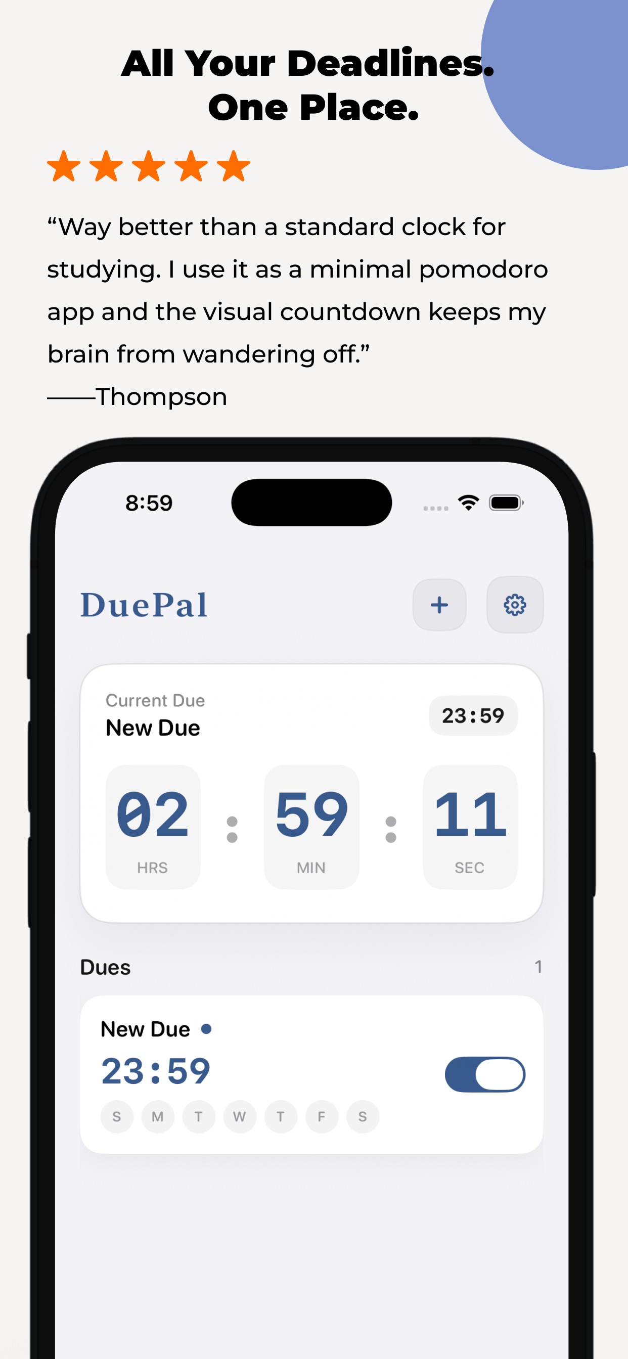 Due Pal: ADHD Visual Timer screenshot 3