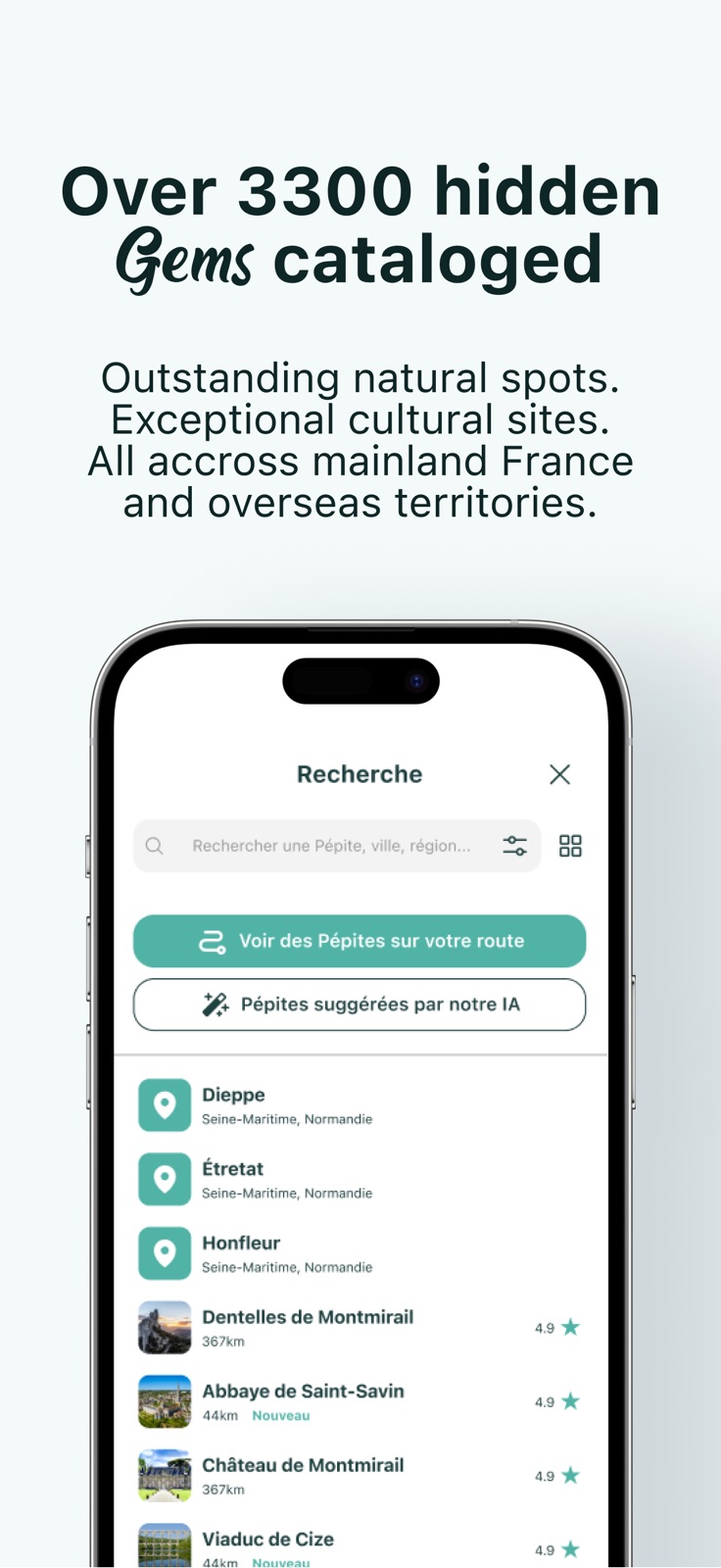 Les Pépites de France iphone screenshot 2