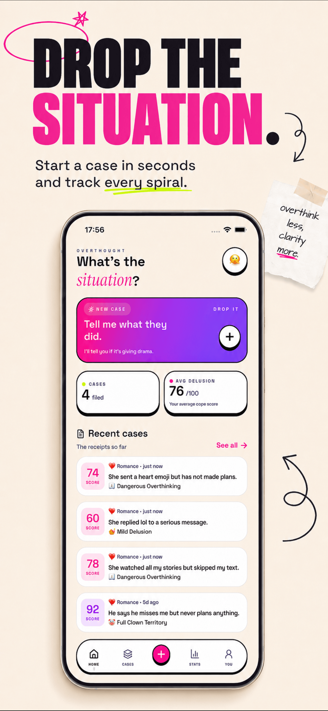 Overthought: Text Verdicts screenshot 3