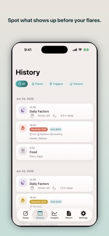 Skinote: Eczema Tracker & Log Screenshot 3 of 6