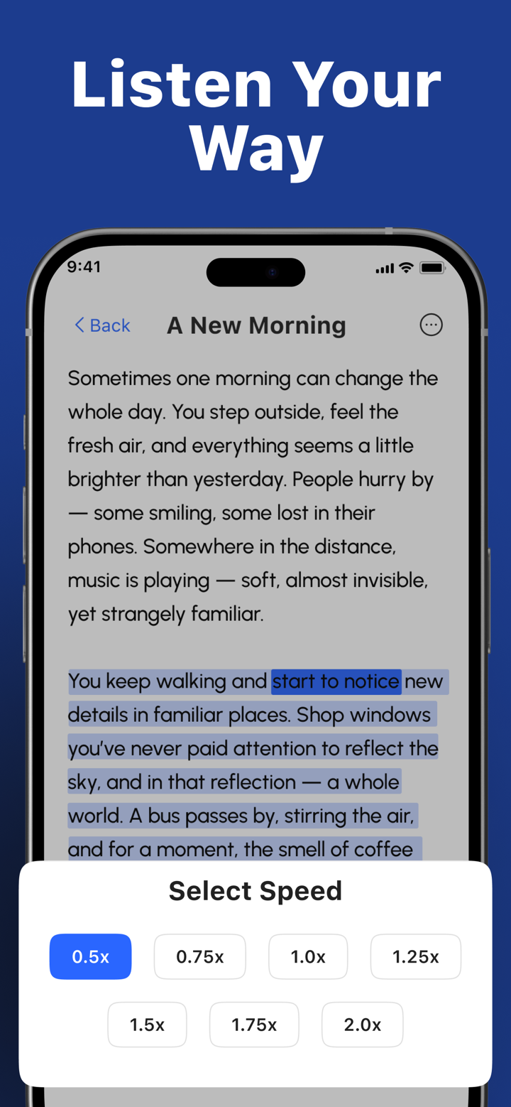 AI Text to Speech: Reading App screenshot 5