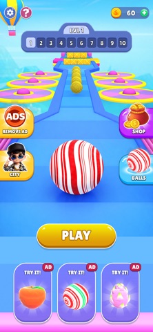 Going Ball MegaRoll iPhone screenshot