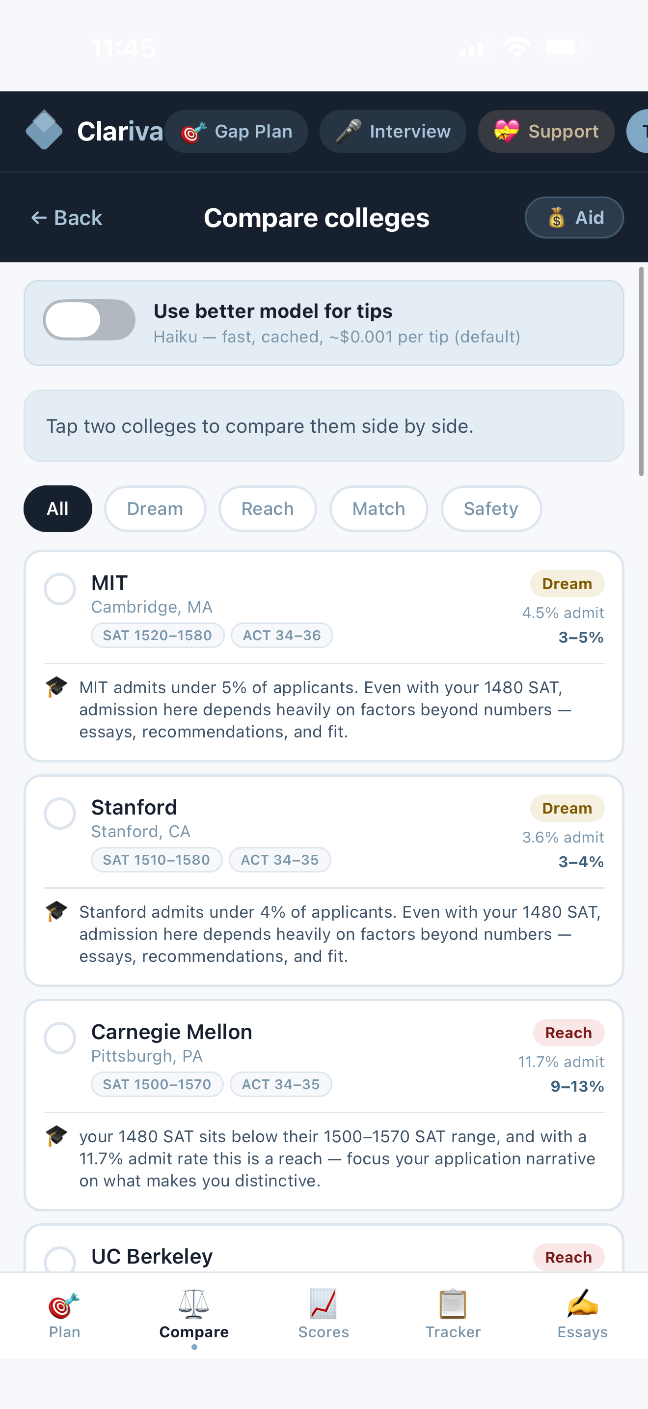 Clariva:College Planning