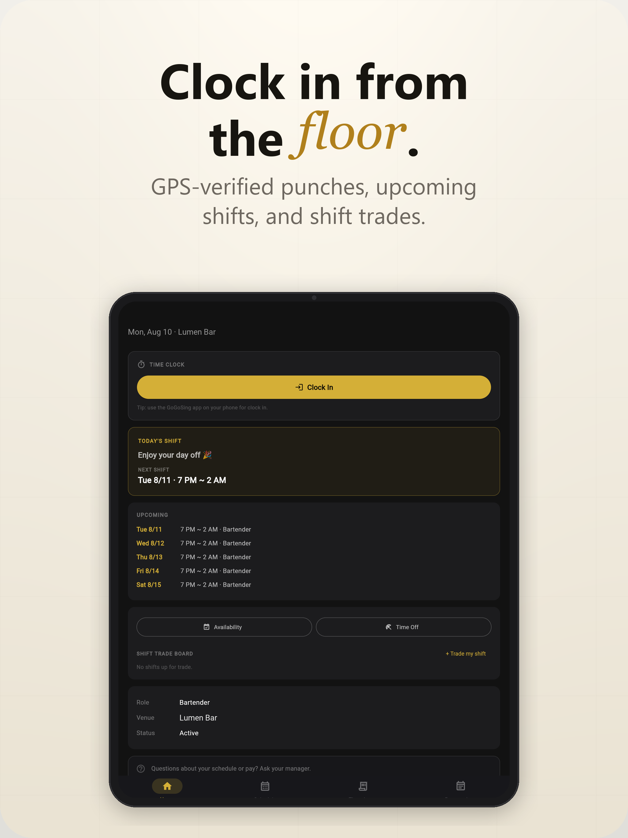 GoGoSing: Space Reservations screenshot 14