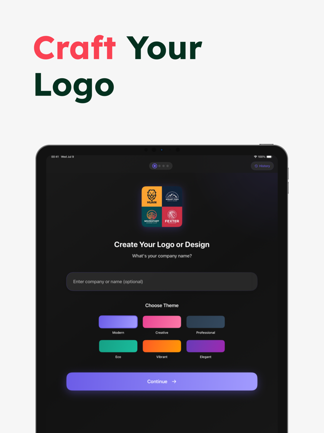 ‎AI Logo & Design Creator Screenshot