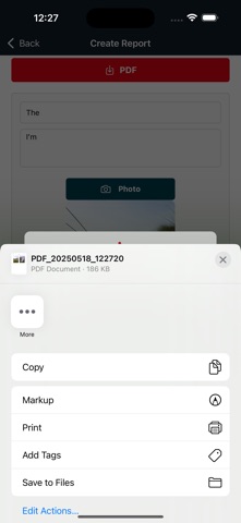 PDF Report Maker Screenshot 9 of 10