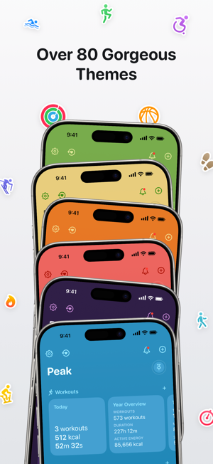 ‎Peak: Fitness Widgets Screenshot