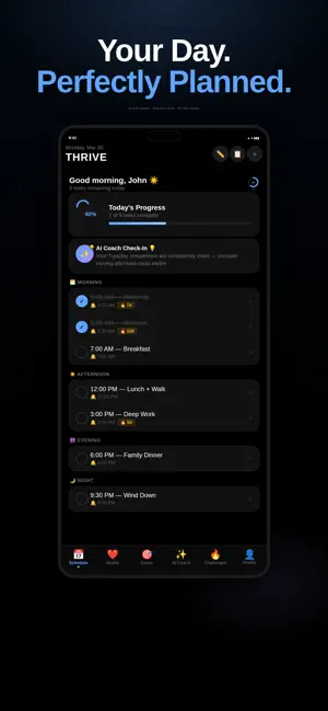 Thrive - AI Routine screenshot 1