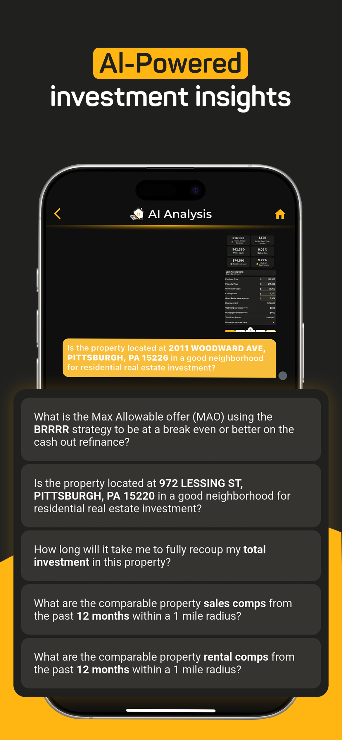 BrrrrSimply: Deal Analyzer