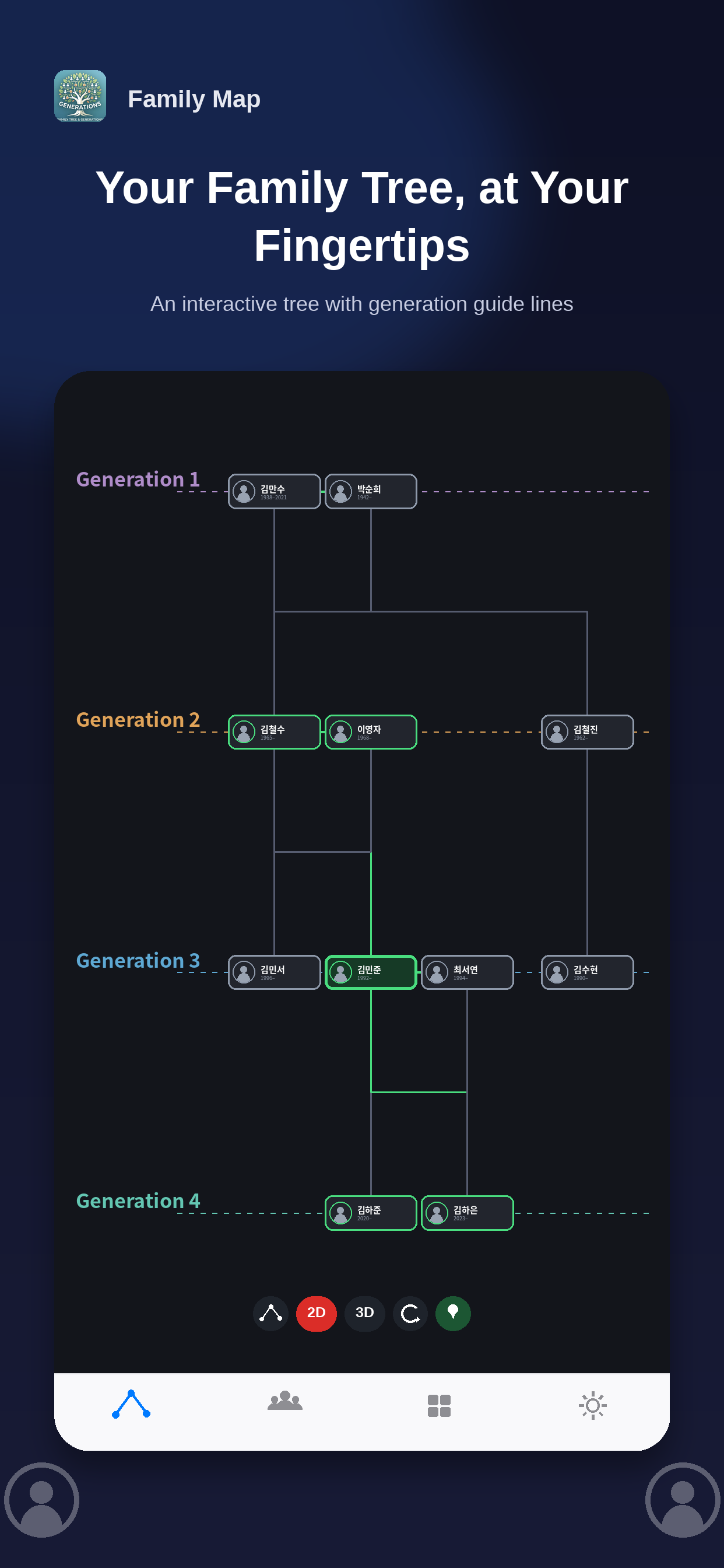 Family Map Tree screenshot 2
