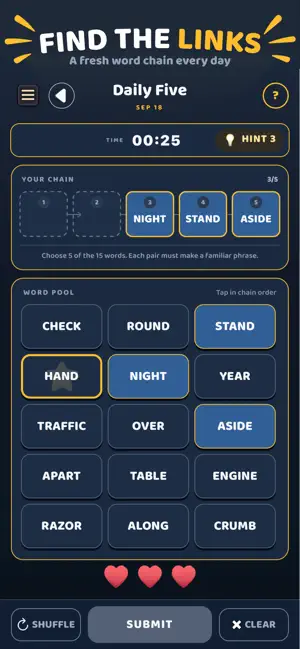 Rinkori: Word Chain Puzzles screenshot 1