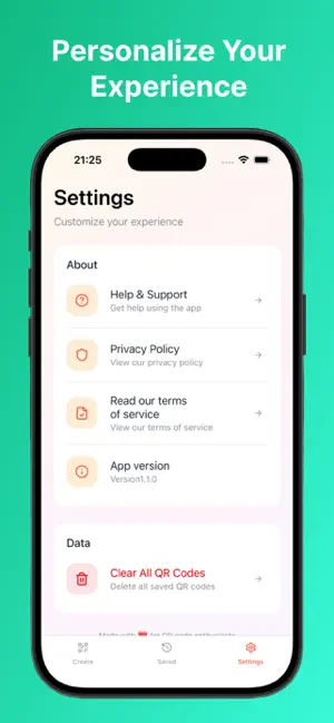 Simple QR Maker - QR Generator screenshot 4