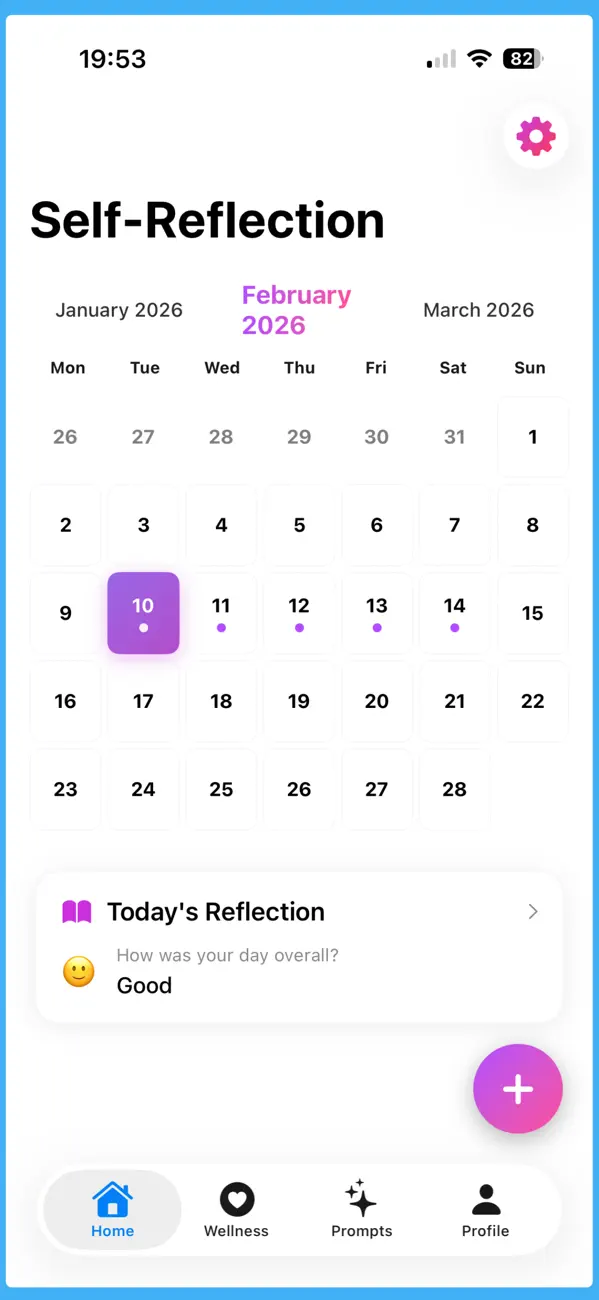 #1. Self Reflection (iOS) Bởi: Hassan Dofil