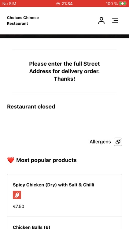 Choices Chinese Restaurant