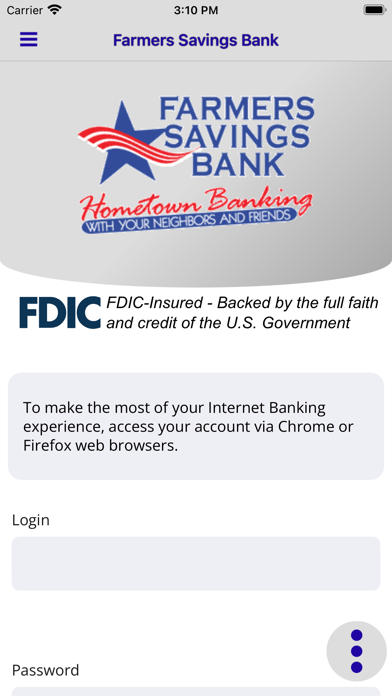 Farmers Savings Bank - Mobile Screenshot