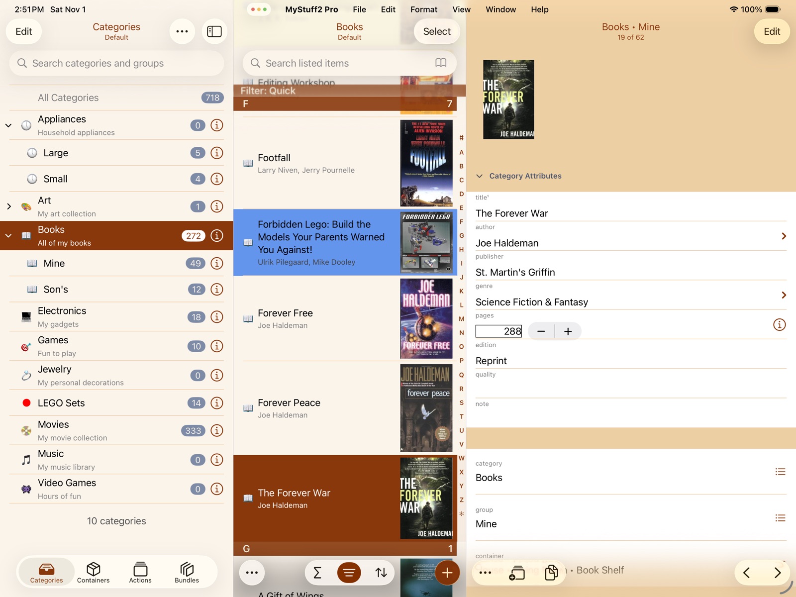 MyStuff2 Pro ipad screenshot 1