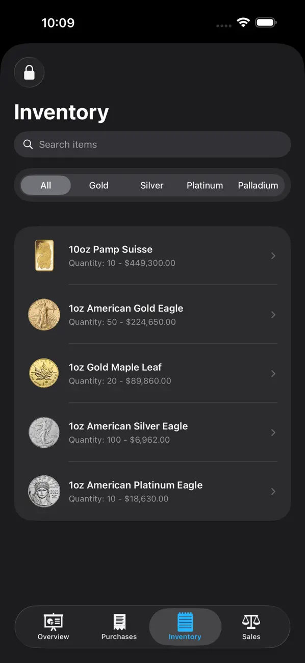 Screenshot #3 pour Gold Tracker: Live Spot Price